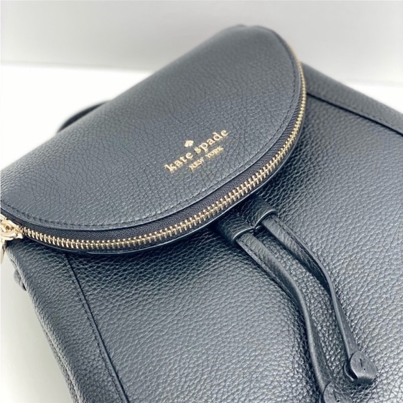 Kate Spade Leila Medium Backpack Black - Picture 9 of 13